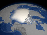 Pôle nord par satellite 1979-2001