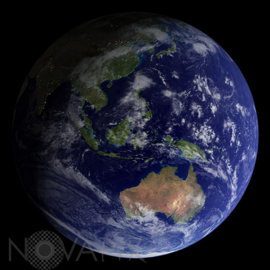 Terre par satellite