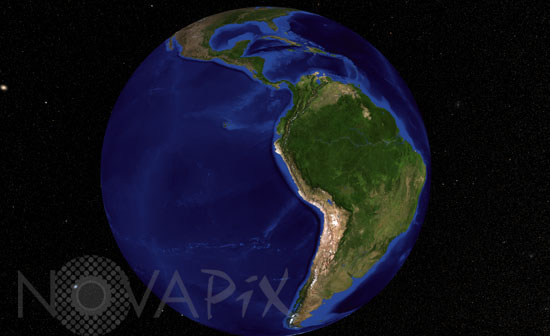 Terre par satellite