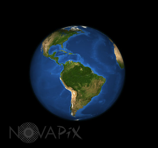 Terre par satellite