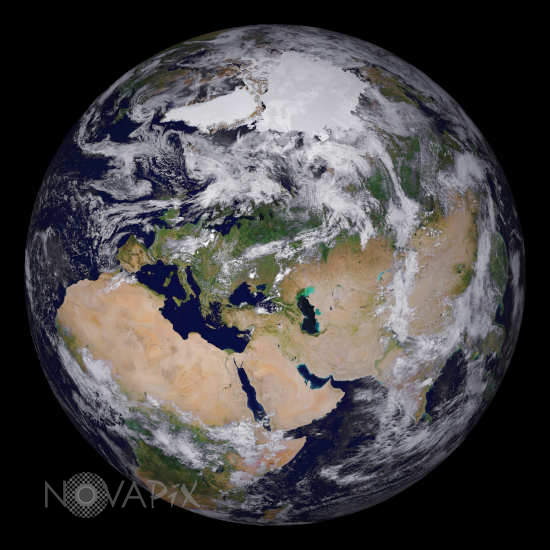 La Terre vue par satellite