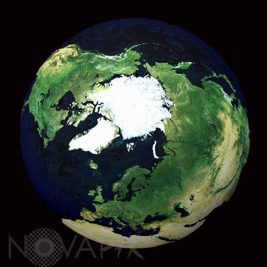 Earth as seen by Envistat satellite