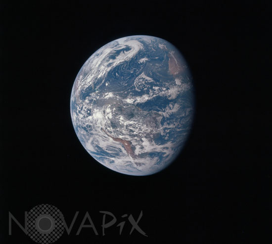 View of Earth photographed by Apollo 15