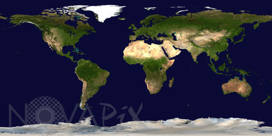 Terre par satellite