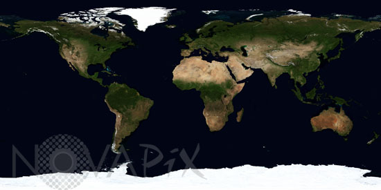 Terre par satellite 07/2004