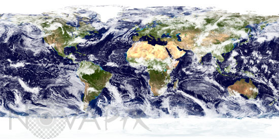 Terre par satellite 2001
