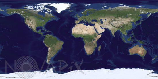 Terre par satellite