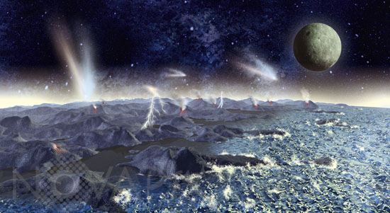 Les comètes à l'origine de la vie sur Terre 