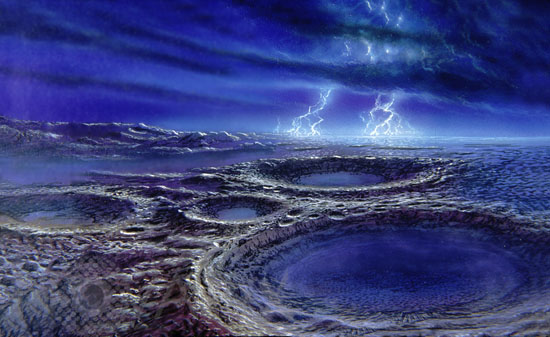 First rains - Artist view