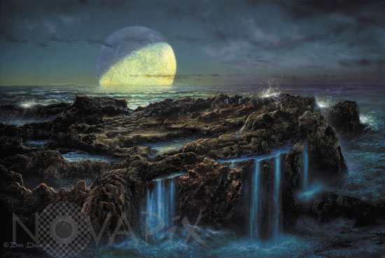 Moonrise 4 Billion years ago