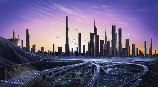 Futuristic city -Artwork