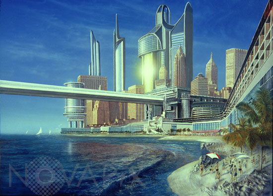 Global warming - Artist view