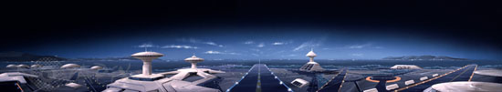 Aeroport du futur - Vue d'artiste