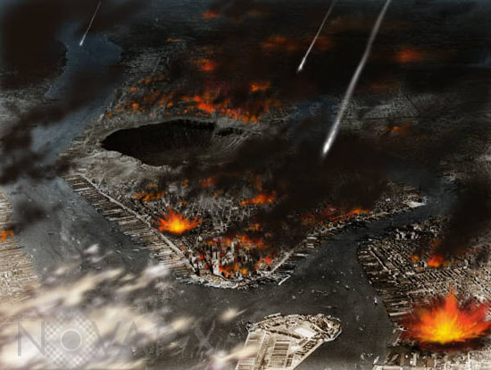 Des asteroides frappent la Terre 