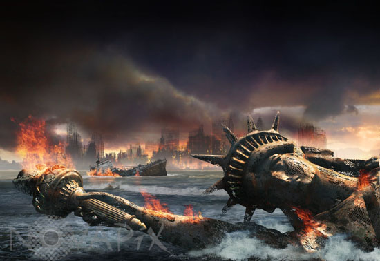 New-York après une attaque nucléaire