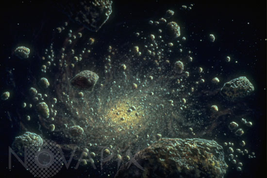 Accretion of Earth - Artist view