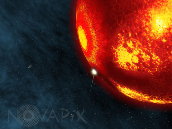 Meteorite strike on infant Earth