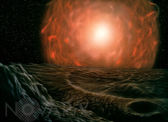 The end of the Earth - Artist view