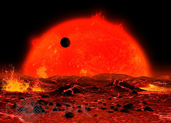 Earth's end - Artist view