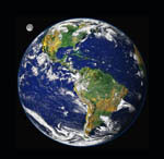 Terre et Lune vues par satellites