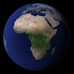 Terre par satellite