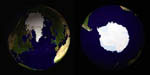 Les deux pôles de la Terre