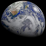 Terre vue par satellite