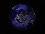 L'Europe vue de nuit