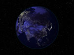 Terre de nuit - Asie