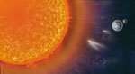 La Vie sur Terre: le Soleil et les comètes 