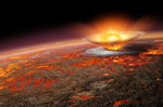 Impact sur la Terre primitive