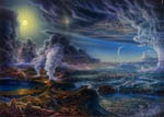 Terre primitive - Vue d'artiste