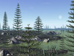 Paysage du carbonifère