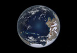 La Terre il y a 600 millions d'années - Vue d'artiste