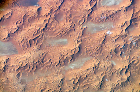 Désert algérien vu par ISS 08/2006
