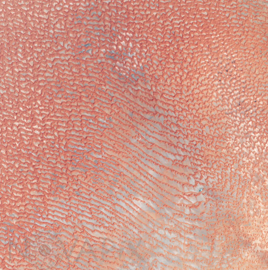 Photo satellite du désert de Rub al Khali