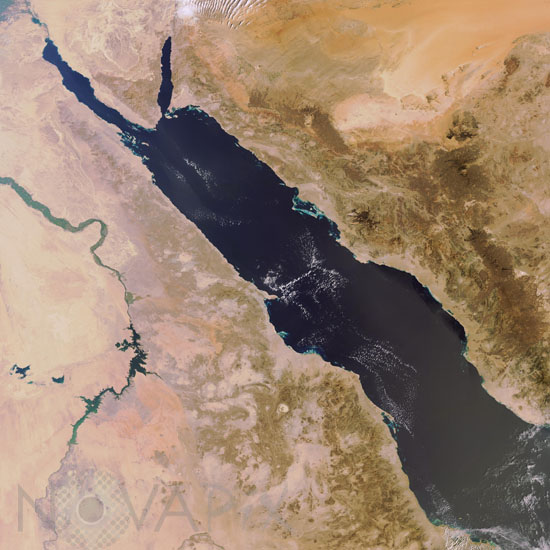 The Red Sea by Envisat