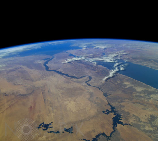 Egypt seen from space