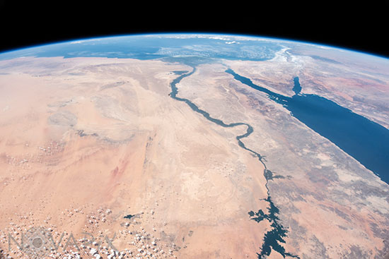 Egypt seen from space