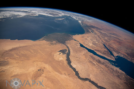 Egypt seen from space