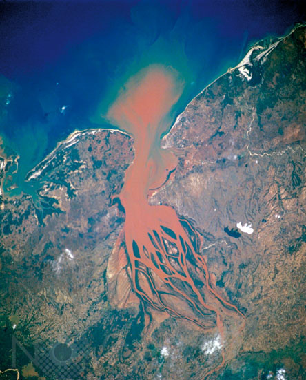 Delta de la rivière Betsiboka -Madagascar-