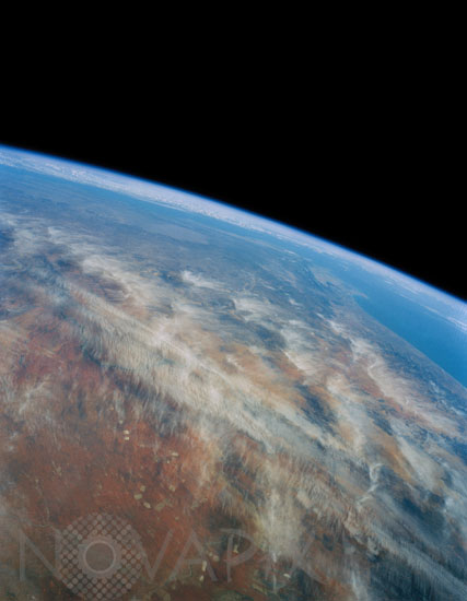 Kalahari desert seen from space. 10/1984