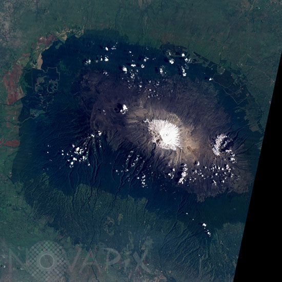 Le Kilimandjaro vu en 1993