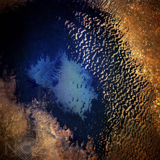 Lake Chad seen by the space shuttle Endeavour on Dec. 3 1993.