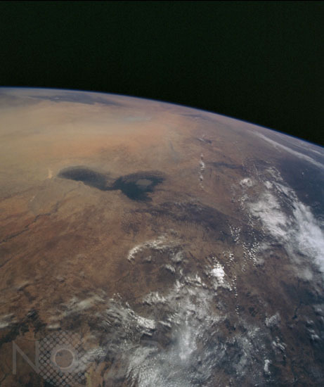 Lac Tchad vu depuis l'espace- 05/2000