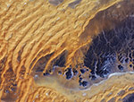 Sahara algérien vu par satellite
