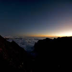 Mer de nuages et crépuscule - La Palma