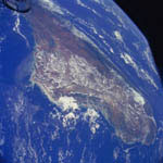Madagascar vue par la navette Discovery 12/1999