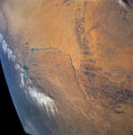Fleuve Niger, Mali, vu par la navette Columbia 11/1996