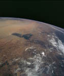 Lac Tchad vu depuis l'espace- 05/2000